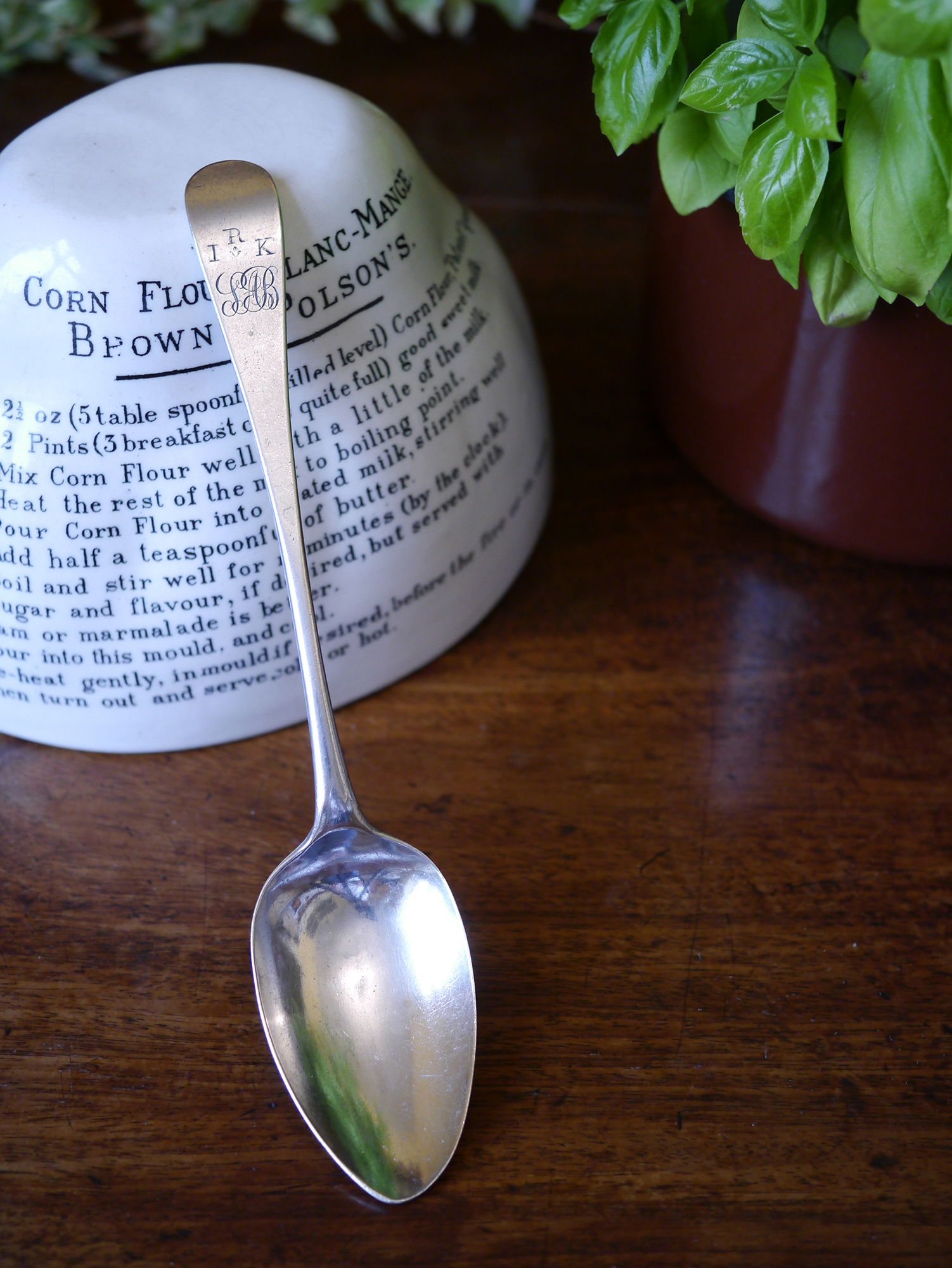スプーン【アンティーク】ベイトマンファミリー　シルバー　1825年製 (337)antiquespoon