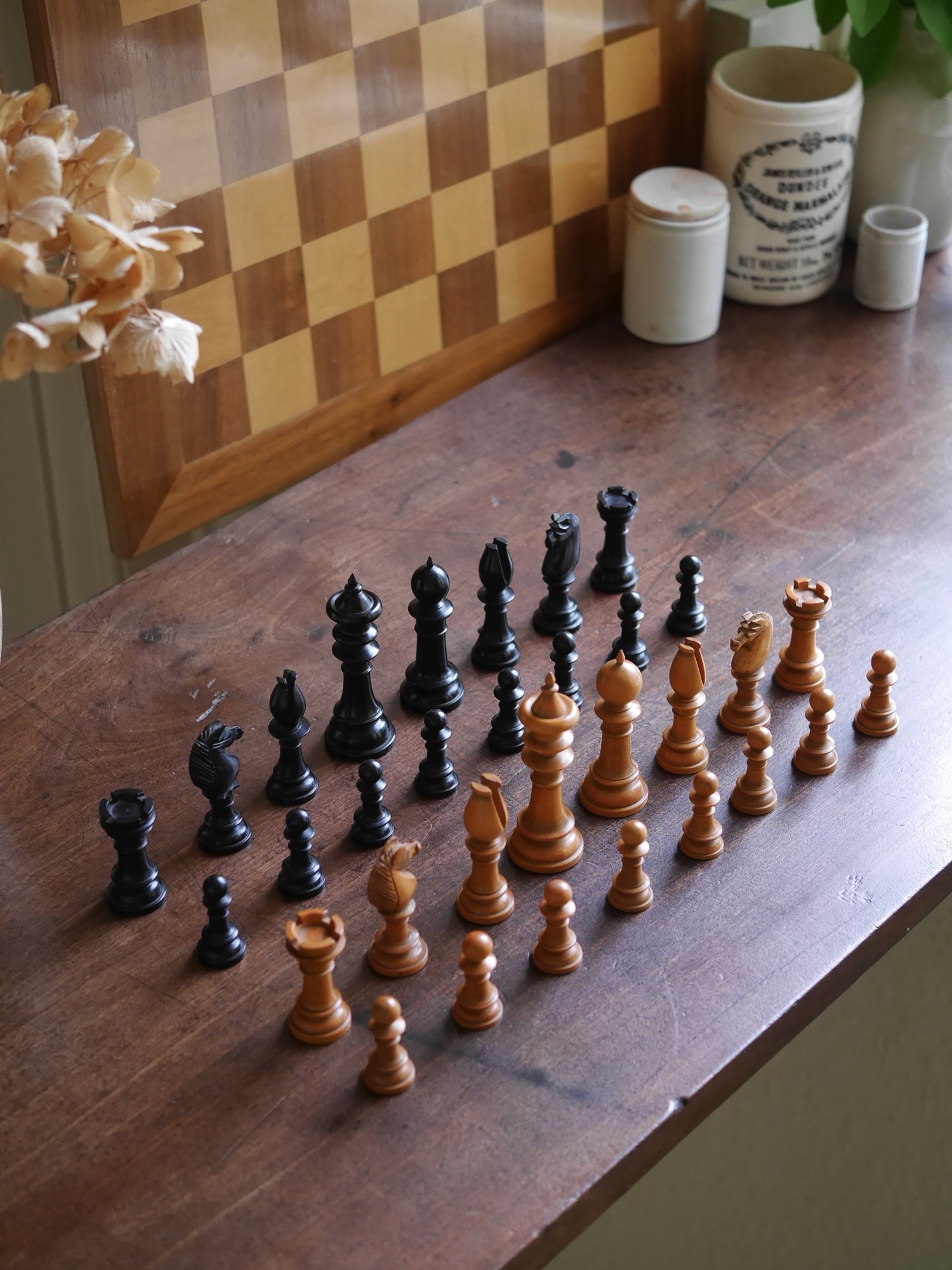 年代物 メタル チェスボード 駒-